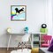 Stupell Industries Whimsical Cat Flying Framed Floater Canvas Wall Art Design by June Erica Vess